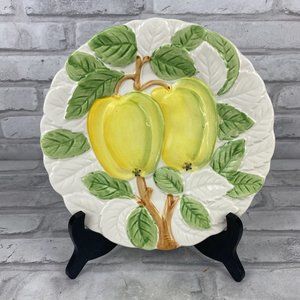 Shafford Fruit Du Jour Hand Painted  Japan 1987 8" Peppers Plate Vintage